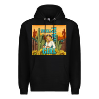 Black small town girl Premium Hoodie - TumblerDesignByShophia