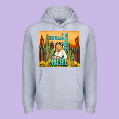 Small Town Girl Premium Hoodie Designed By Tumblerdesignbyshophia