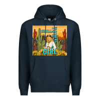 Navy small town girl Premium Hoodie - TumblerDesignByShophia