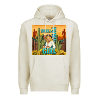 Oatmeal Heather small town girl Premium Hoodie - TumblerDesignByShophia