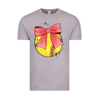 Vintage Zinc coquette softball bow Vintage Tee - JahusDesignShop