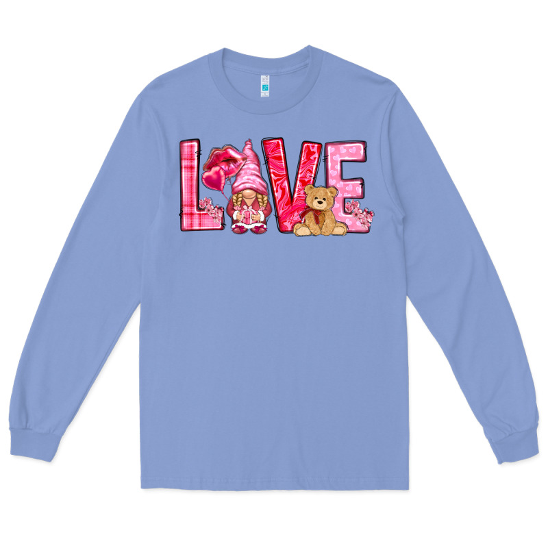 Love With Gnome Long Sleeve Tee by NancyCooperArtShop | Teevron