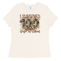 Bone i survived 100 wild days of school Ladies Tee - RacoonDesign