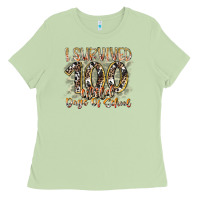 Matcha i survived 100 wild days of school Ladies Tee - RacoonDesign