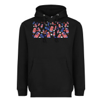 Black American popsicle Heavyweight Hoodie - TumblerDesignByShophia