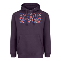 Plum American popsicle Heavyweight Hoodie - TumblerDesignByShophia