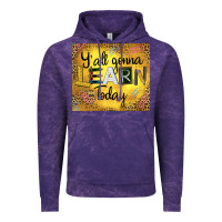 Cloud Purple Western Y'all Gonna Learn Today Vintage Hoodie - LillyAllenDesigns