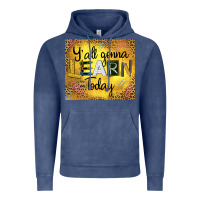 Vintage Denim Western Y'all Gonna Learn Today Vintage Hoodie - LillyAllenDesigns