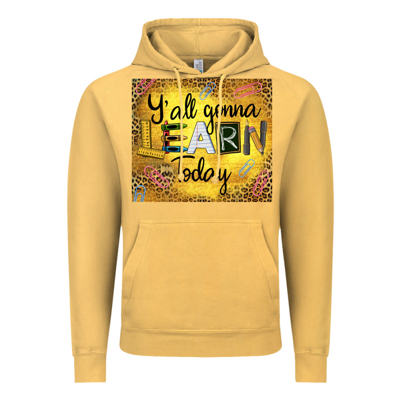 Western Y'all Gonna Learn Today Vintage Hoodie by LillyAllenDesigns | Teevron