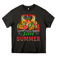 Asphalt sweet summer watermelon and truck Heavy Core Tee - HRA Design Shop