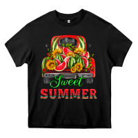 Sweet Summer Watermelon And Truck Heavy Core Tee | Teevron