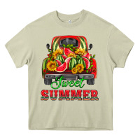 Mossy sweet summer watermelon and truck Heavy Core Tee - HRA Design Shop