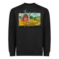 Black this is god's country Heavyweight Sweatshirt - MaliasSmallBusiness