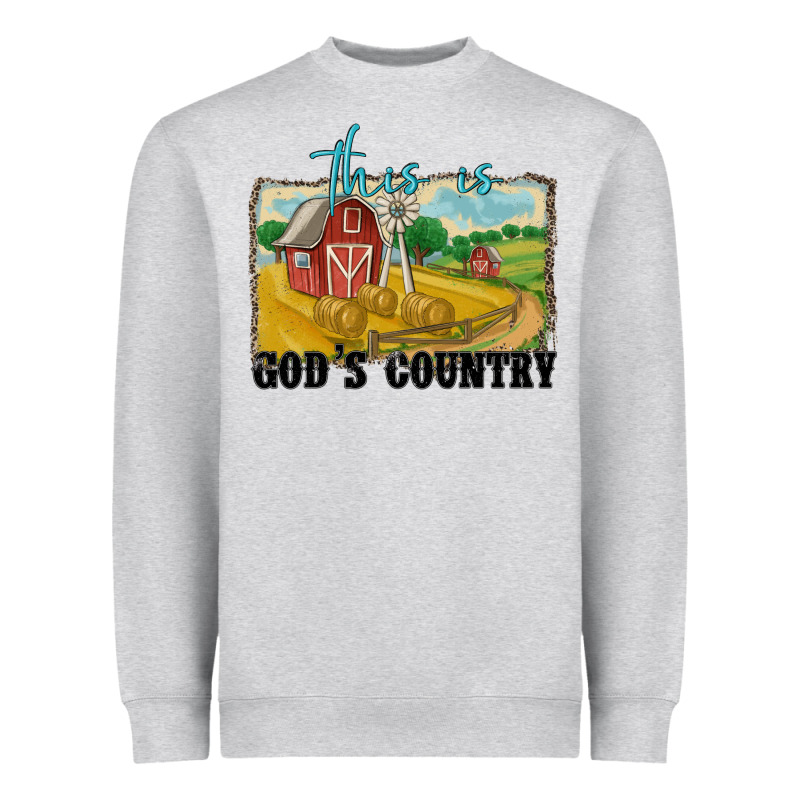 This Is God's Country Heavyweight Sweatshirt by MaliasSmallBusiness | Teevron