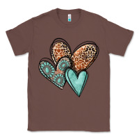 Chestnut western love hearts Classic Tee - MaliasSmallBusiness