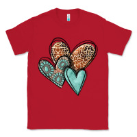Red western love hearts Classic Tee - MaliasSmallBusiness