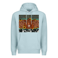 Blue Mist red angus leopard Premium Hoodie - JahusDesignShop
