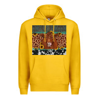 Lemon red angus leopard Premium Hoodie - JahusDesignShop