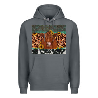 Rock red angus leopard Premium Hoodie - JahusDesignShop