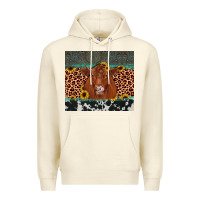 Sandshell red angus leopard Premium Hoodie - JahusDesignShop