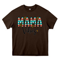 Chocolate Brown mama vibes Heavy Core Tee - CowhideDigitalArt