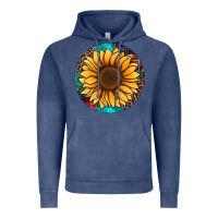 Vintage Denim sunflower christmas ornament Vintage Hoodie - Jasminsmagicworld