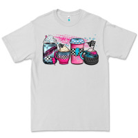 Dove Grey racing coffee cups Premium Tee - JahusDesignShop