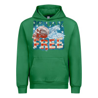 Emerald Born to be free Urban Hoodie - FaDigitalArtStudio