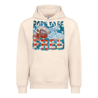 Sandshell Born to be free Urban Hoodie - FaDigitalArtStudio