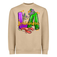 Mushroom louisiana mardi gras Heavyweight Sweatshirt - MaliasSmallBusiness