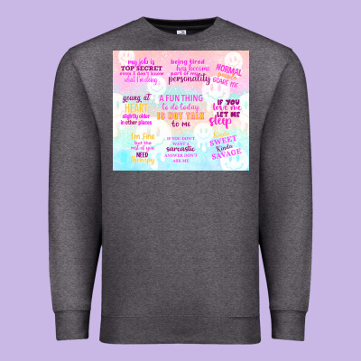 A Fun Thing To Do Today Is Not Talk To Me Premium Sweatshirt Designed By Tumblerdesignbyshophia