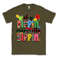 Army Green chip dippin' margarita sippin' Classic Tee - JahusDesignShop