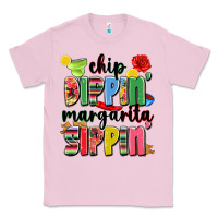 Bubblegum Pink chip dippin' margarita sippin' Classic Tee - JahusDesignShop