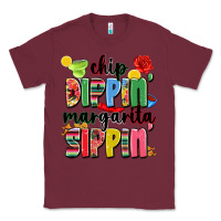 Burgundy chip dippin' margarita sippin' Classic Tee - JahusDesignShop
