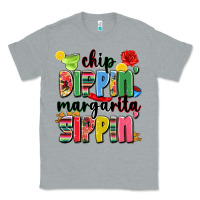 Heather Grey chip dippin' margarita sippin' Classic Tee - JahusDesignShop