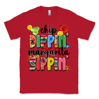 Red chip dippin' margarita sippin' Classic Tee - JahusDesignShop