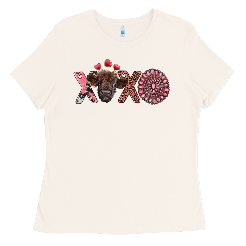 Xoxo Calf And Gemstone Ladies Tee by RanaPortraitStore | Teevron