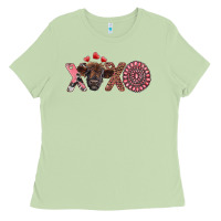 Matcha xoxo calf and gemstone Ladies Tee - RanaPortraitStore