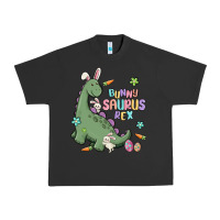 Pigment Black bunny saurus rex Urban Heavy Tee - MaliasSmallBusiness