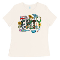 Bone emt Ladies Tee - CowhideDigitalArt