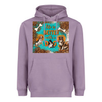 Lavender life is better with a dog Heavyweight Hoodie - TumblerDesignByShophia