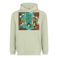 Matcha life is better with a dog Heavyweight Hoodie - TumblerDesignByShophia