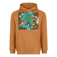 Meerkat life is better with a dog Heavyweight Hoodie - TumblerDesignByShophia