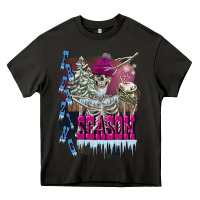Asphalt freezing season skeleton Heavy Core Tee - FaDigitalArtStudio