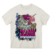 Cream freezing season skeleton Heavy Core Tee - FaDigitalArtStudio