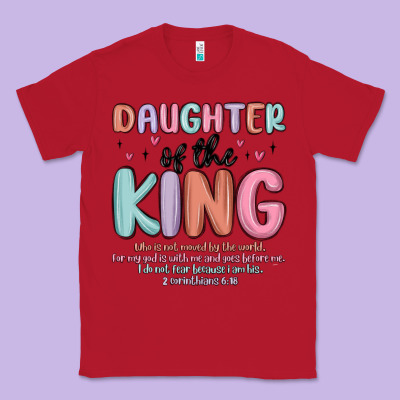 Daughter Of The King Classic Tee Designed By Maliassmallbusiness