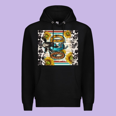 Ocd With Cow Premium Hoodie Designed By Tumblerdesignbyshophia