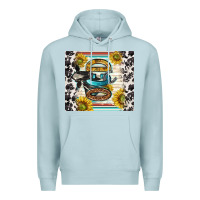 Blue Mist ocd with cow Premium Hoodie - TumblerDesignByShophia