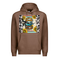 Chestnut ocd with cow Premium Hoodie - TumblerDesignByShophia