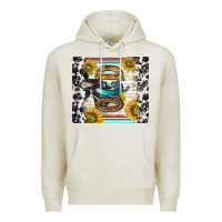 Oatmeal Heather ocd with cow Premium Hoodie - TumblerDesignByShophia
